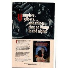 Vintage Printed Advert 1990 Ravenloft AD&D Dungeons Dragons Wall Art Collectible picture