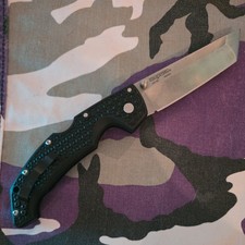 Cold Steel Voyager Large Folding Tanto Blade AUS10A Griv Ex NEW l@@k picture