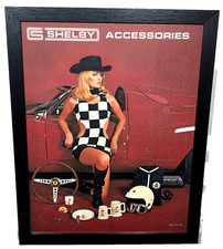 Framed Shelby Accessories Ad reproduction print - 8.5x11 picture