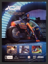 2001 XGIII: Extreme G Racing Video Game Print Advertisement picture