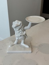 Disney Parks Mr. Toad White Ceramic Statuette Figure Cupcake Candle Holder picture