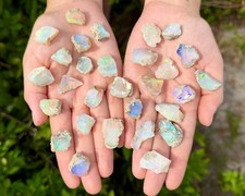 Natural Ethiopian Opal Rough Crystals, AA Grade Raw Opal Specimens - Choose Size picture