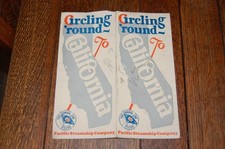 RARE 1923 CIRCLING AROUND TO CA. PACIFIC STEAMSHIP CO. BROCHURE picture