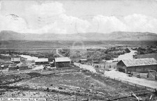Albany County Ranch Wyoming Birdseye View of City Postcard Copy picture