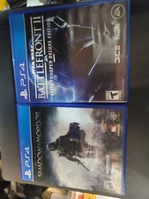 lot of 2: Middle Earth: Shadow of Mordor +STAR WARS BATTLEFRONT II PS4/VERY GOOD picture