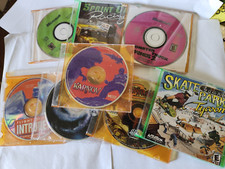 8 PC Games Sprint Car Racing Karnov Skate Park Tycoon Motocross Carnivores plus  picture