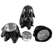 3PC STAR WAR DARTH VADER HERB SPICE CRUSHER GRINDER 3-PIECE MAGNETIC LID picture