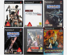 Resident Evil BIOHAZARD 4 Code:Veronica OUTBREAK 1 2 GUN SURVIVOR 2 4 PS2 6 Set picture