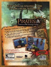 2007 Pirates CSG Online PC Print Ad/Poster Constructible Strategy Video Game Art picture