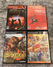 Playstation 2 PS2 Game Lot - Star Wars/Dangerous Hunts/Beach Bandits/Dave Mirra picture