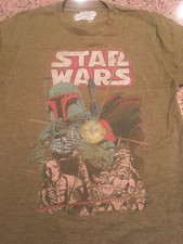 Marvel STAR WARS #68 Boba Fett T-SHIRT Green MEDIUM Gene Day Art - AWESOME picture