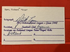 Dick Egan🔥🔥🔥🔥MLB: 1963 Detroit Tigers 🔥🔥🔥🔥Autograph🧢 picture