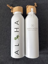 2 Sheraton Waikiki HI Beach Resort Hotel Water Bottles ALOHA Turtle 20 oz Sealed picture