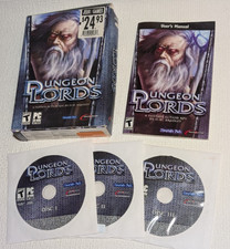 Dungeon Lords PC Game 2006 3-Disc Set With Manual Vintage picture