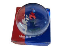 Atlanta 1996 Olympic Games Crystal Paperweight picture