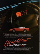 1990 CHEVROLET CORVETTE 2-page advertisement picture