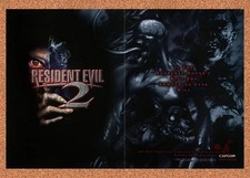 1999 Resident Evil 2 PC Original Advertisement / Retro Promo v2 picture