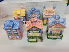 Vintage Avon Cottage Collection House Spices 6 Piece Shakers Set – 1997 Ceramic picture