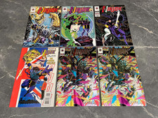 Ninjak 6 Comic Lot #1 x2 Chromium #00 Valiant Era Card Quesada Valiant 1994 picture