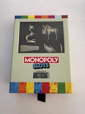 Aristocrat Gaming MONOPOLY SLOTS 4 PIECE COLLECTOR SET METAL GAME PIECES picture