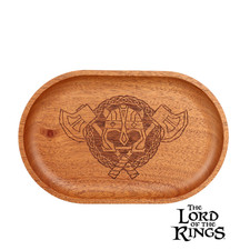 Lord of the Rings Gimli Rolling Tray Mahogany Wood Pipe Tobacco Gift NEW picture