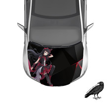 Gate Rory Mercury Anime Hood Wrap Weatherproof Vinyl Car Decal 50