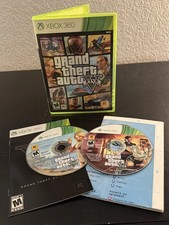 Grand Theft Auto V (Disk 1 and Disk 2) with original manual and map - XBOX 360 picture