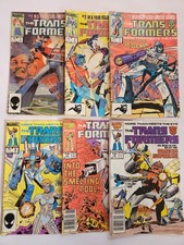 Transformers Marvel Comics Lot of 6 #1 #2 #3 #6 #9 #19 1984 Original Series picture