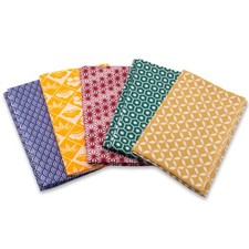 Japanese Tenugui Towel Cotton／5-pack / Set of 5 patterns (Traditional Pattern A) picture