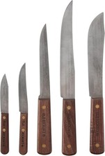 Ontario Knife Company Co. 5-Piece Old Hickory Knife Set 705 Kitchen Knife USA picture