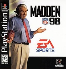 NFL Madden 98 Video Game Sony Playstation 1 PS1 Complete CIB Tested Working picture