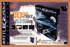 2001 Battlecruiser Millennium EB Games Rebate Original Advertisement / Promo v1 picture