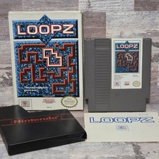 Loopz (Nintendo NES) Complete in Box CIB Authentic Tested picture
