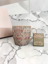 William Morris Strawberry Thief Leonardo Collection Fine China Mug Blush Pink NW picture