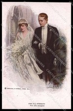 Illustratori Artist Signed Lester Ralph Lady Reinthal serie 816 pc ZG8505 picture