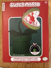 Super Mario Paladone LED Desk Lamp Piranha Plant Posable Light New picture