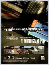 F1 World Grand Prix PlayStation PC Racing Eidos Formula 1  2000 Advertisement picture