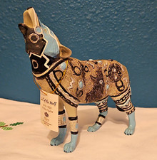 Westland Giftware Call of the Wolf Iron Moon Wolf Figurine Item No. 19323 picture