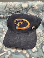 Vintage 1998 Arizona Diamondbacks Throwback Hat Rare Black With Pin picture