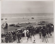 Daytona Beach NASCAR Road Course Race Action 1950s - Original Photo Himes Estate picture