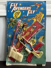 MIGHTY THOR FLY AVENGERS FLY FLYING SUPER HEROES TOY 1976 FLEETWOOD MARVEL VTG picture