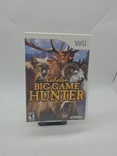 Cabela's Big Game Hunter (Nintendo Wii, 2007) COMPLETE CIB Mint Tested picture