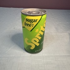 VINTAGE SUGAR FREE SPRITE PULL TAB STEEL CAN Nice picture