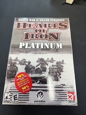 Hearts of Iron: Platinum (PC, 2004) New Sealed picture