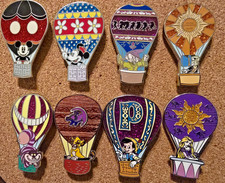 Disney 2014 Adventure Is Out There Hot Air Balloon Mystery Pin Complete Set 0f 8 picture
