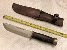 Nice original US WWII Cattaraugus 225Q Quartermaster Knife & sheath picture