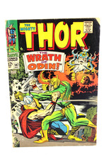 Mighty Thor #147 vs Loki Wrath of Odin Jack Kirby 1967 Marvel Comics G/G+ picture