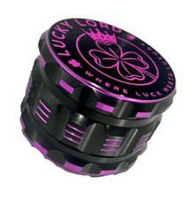Lucky Lord Spice Herb Tobacco Grinder 2.5 Inch 4 Piece Crusher Aluminum Grinder picture