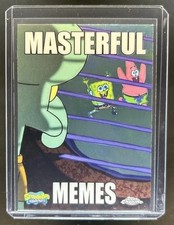 2025 Topps Chrome SpongeBob Squidward Looking Out the Window Masterful Memes MM9 picture