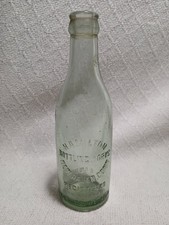 Antique Hamilton Bottling Works New Haven Conn Green Glass Bottle 8 Oz picture